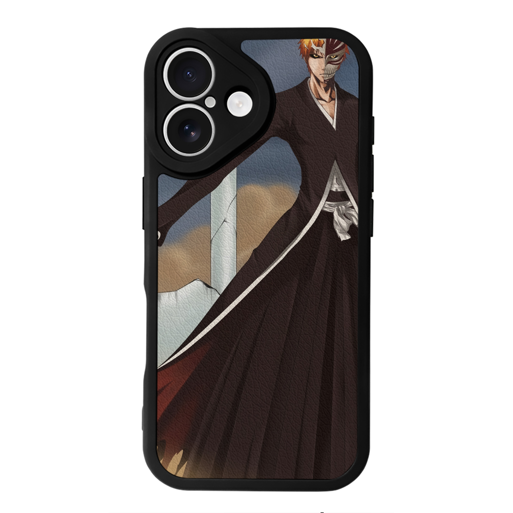 （画像用） ブリーチ BLEACH 【iPhone 16シリーズ対応】シリコンスマホケース（レザー調） 材質：シリコン